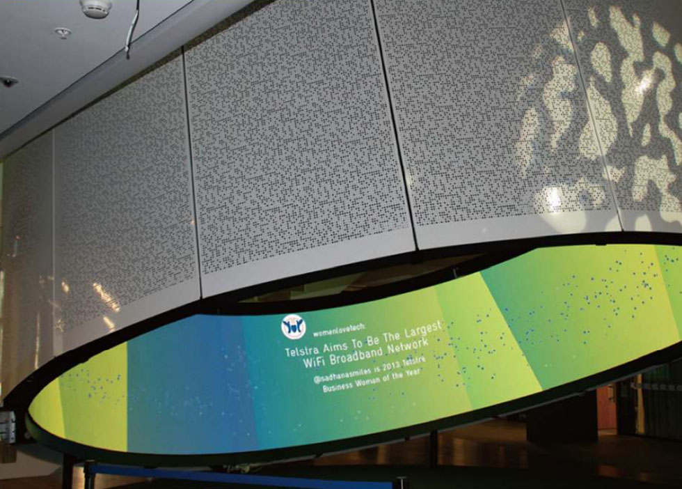 Australian Telecom Customer Center Flexible Screen